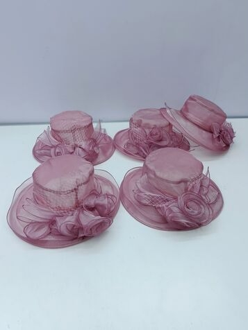 Women Organza Kentucky Derby Hat - Light Purple